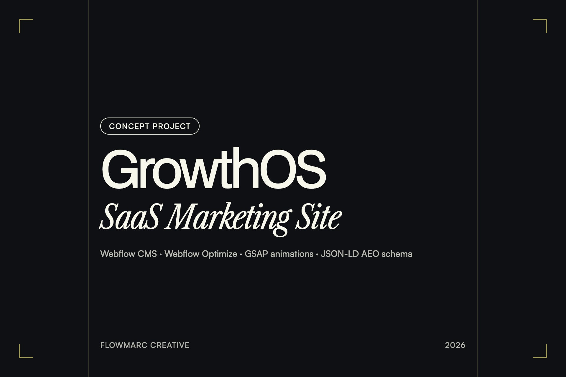 GrowthOS — SaaS Marketing Site