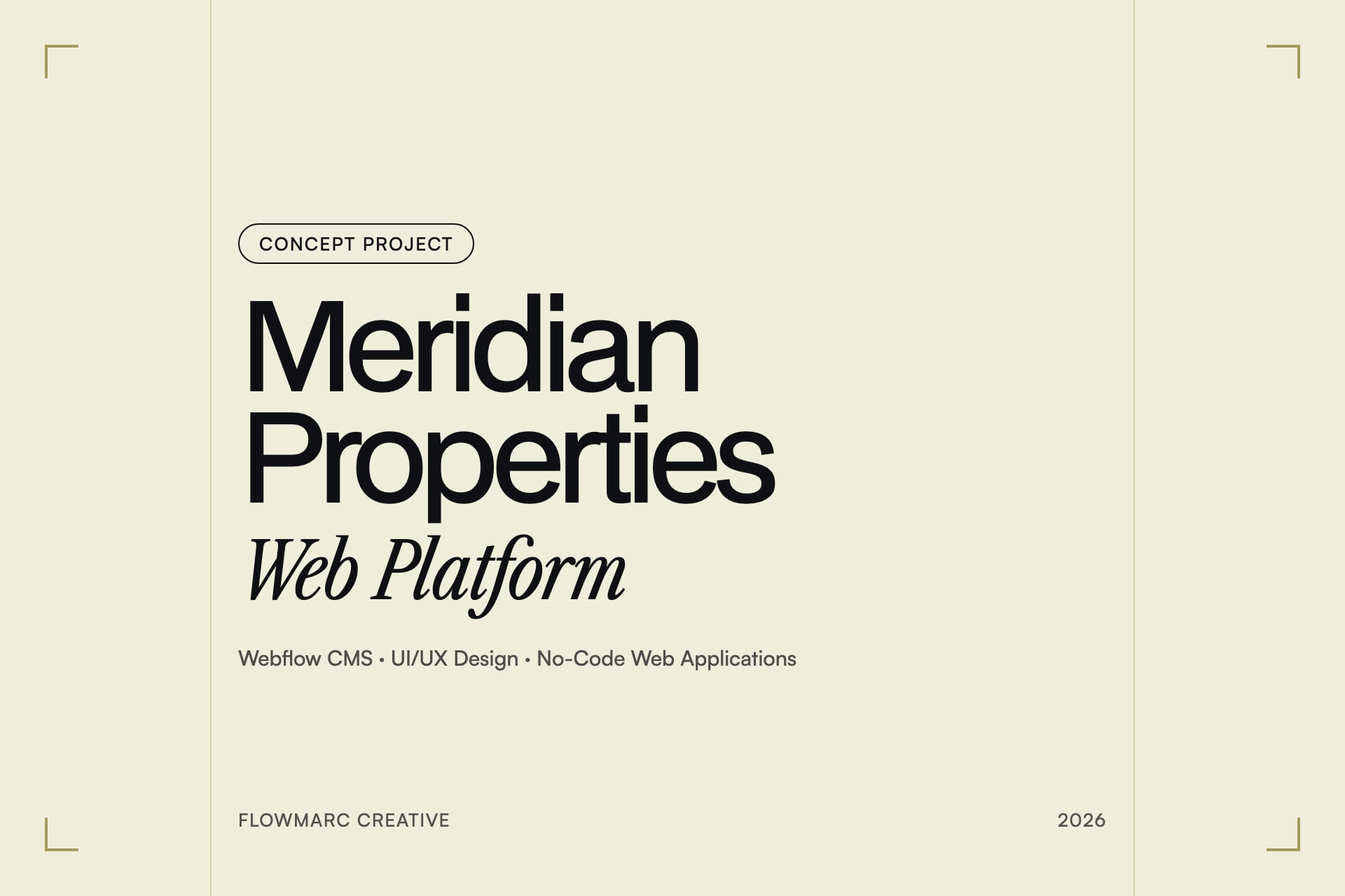 Meridian Properties — Web Platform