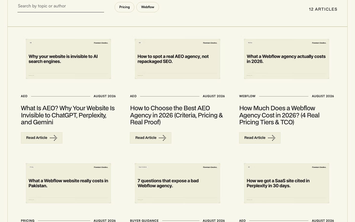 Flowmarc Journal: CMS · Blog
